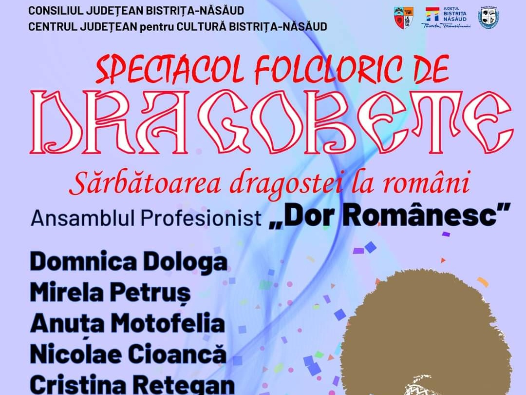 Spectacol folcloric de DRAGOBETE Sărbătoarea dragostei la români la