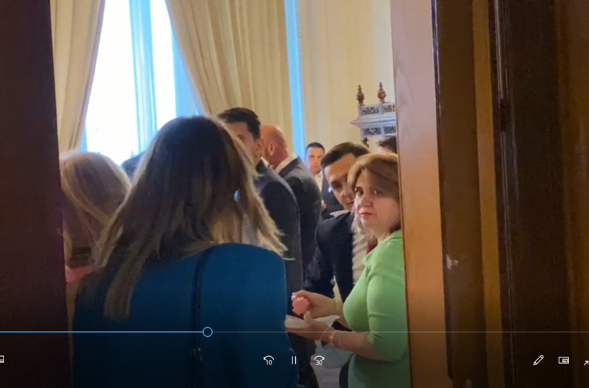  ” PNLerinaj ” în Parlament de ziua lui Ludovic Orban, cu invitați fără mască