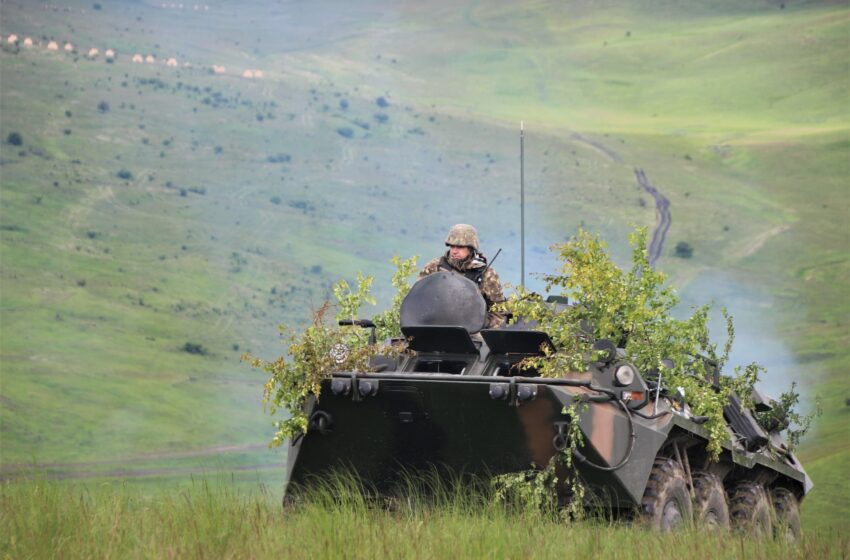  (FOTO) Militarii de la Brigada 81 Mecanizată ,,General Grigore Bălan” au animat Poligonul Bogata-Stejăriș