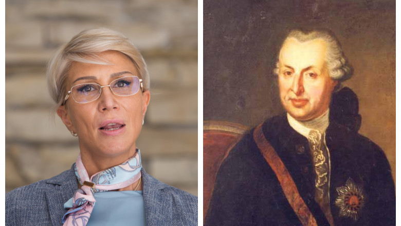  Raluca Turcan îi urează „La mulți ani” lui Samuel von Brukenthal, decedat în 1803