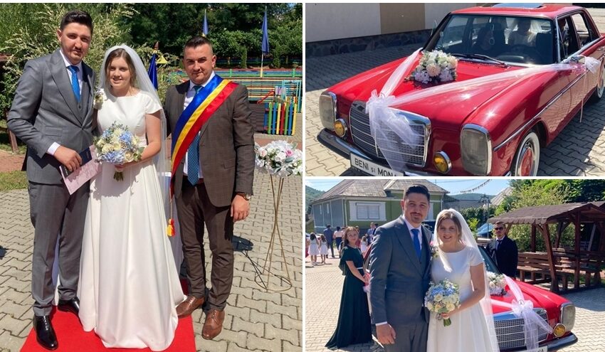  Comuna Căianu Mic: Beni și Mona, tinerii care și-au cerut drepturile în pandemie s-au căsătorit! (FOTO)