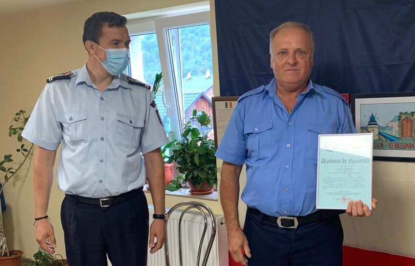  Pensie lungă și fericită! Leon Morar, șef al Serviciului Voluntar pentru Situații de Urgență, Rebrișoara
