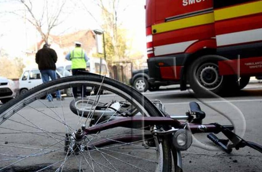  Accident rutier în Salva! Un biciclist a fost acroșat de șoferul beat al unui autobuz