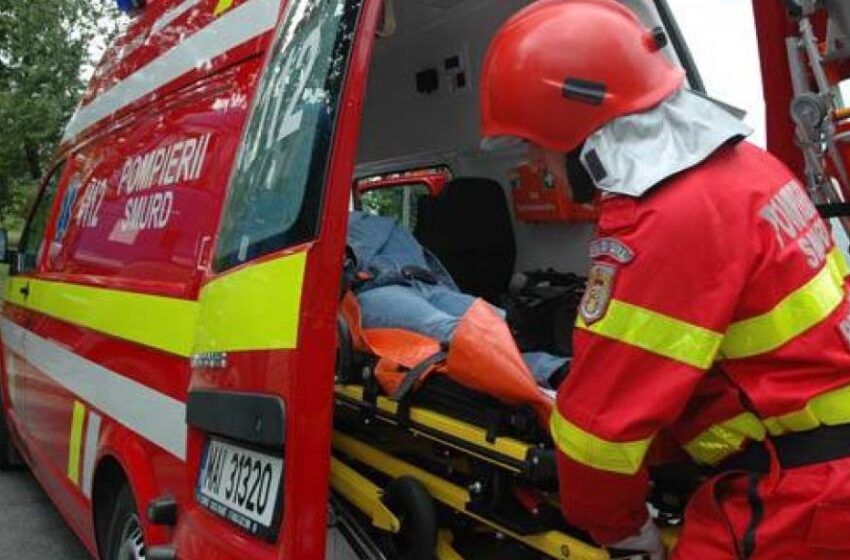  Tânăr  de 18 ani ,din Lunca Ilvei, cu arsuri pe față și picioare, transportat la spital