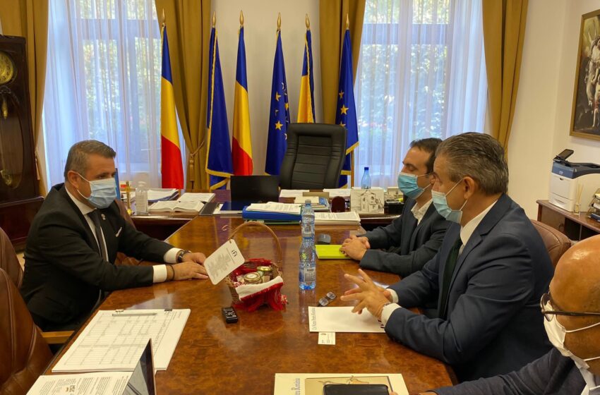  Primarul Ioan Turc s-a intalnit cu  conducerea Uniunii Naționale a Patronatului Român