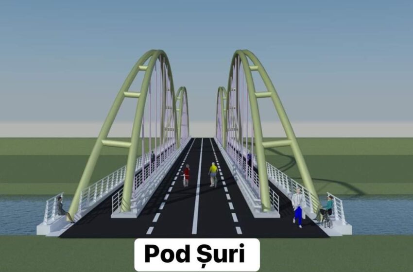  (FOTO) Două  poduri noi se vor construi  în Beclean