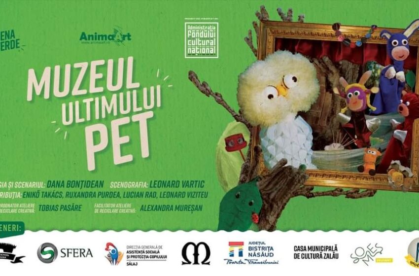  Spectacolul ,, Muzeul ultimului pet”, în 2 octombrie, la Bistrița! ,,Biletul” constă într-un deșeu reciclabil