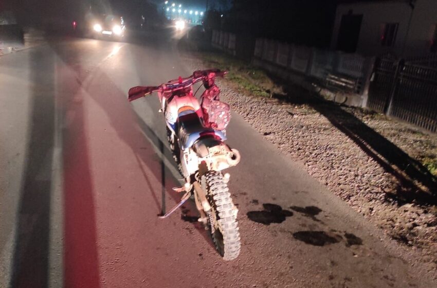 Băut și fără permis, la plimbare cu motocicleta! Tânărul a fost implicat într-un accident rutier