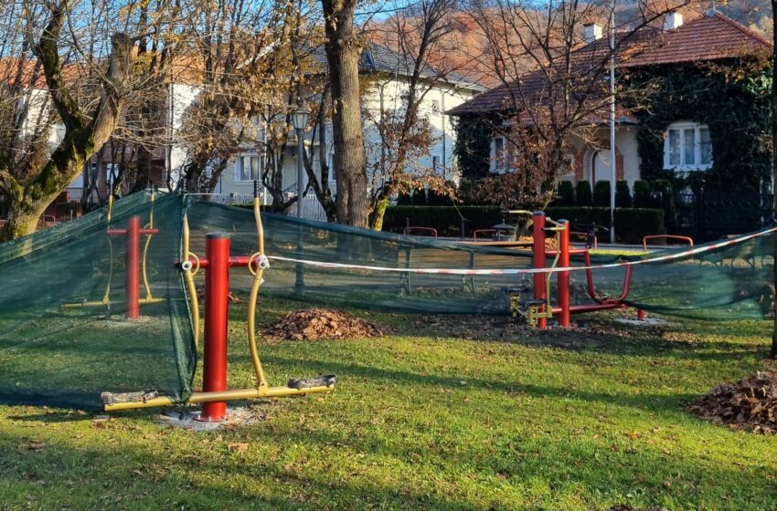  Liber la mișcare: Parcul bistrițean, echipat cu aparate de fitness