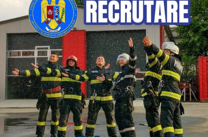  (VIDEO) ISU Bistrița-Năsăud angajează! Care sunt criteriile de selecție și probele fizice, pentru cele 40 de posturi disponibile