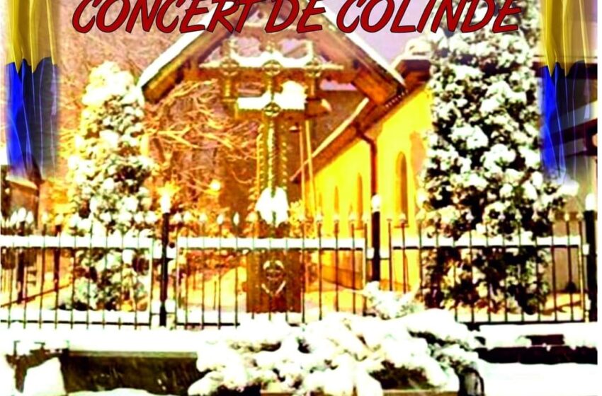  Eveniment: Concert de colinde, duminică, 28 noiembrie