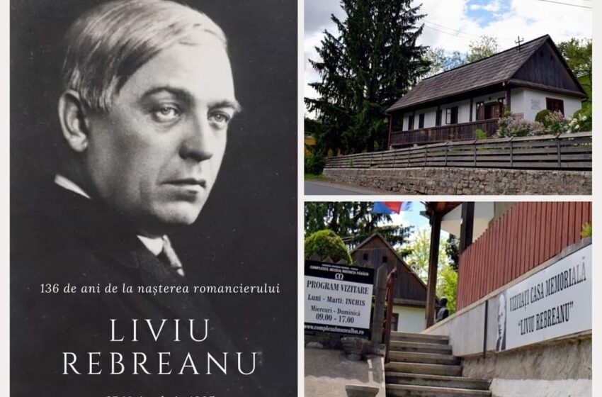  136 de ani de la nașterea romancierului Liviu Rebreanu. Primele înscrisuri la Arhivele Naționale Bistrița-Năsăud
