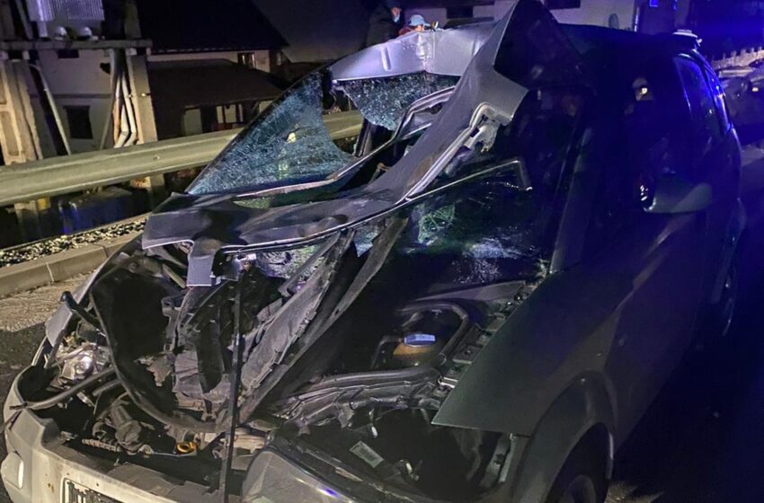  Accident în Poiana Ilvei. O femeie a decedat și un bărbat a ajuns în spital