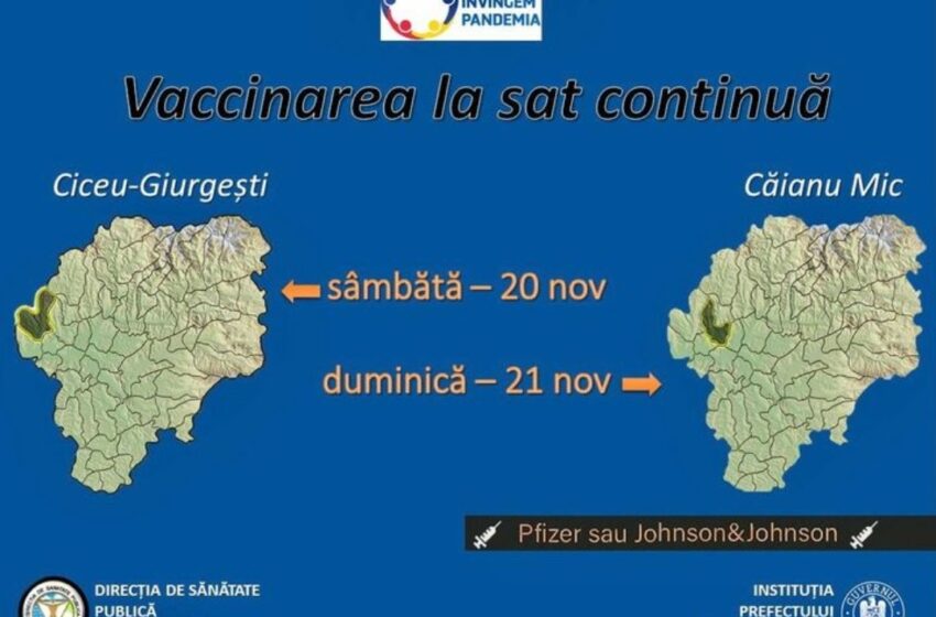  Campaniile de vaccinare în mediul rural continuă