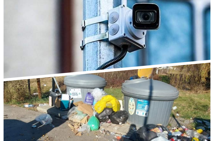  Atenție unde arunci gunoiul! Peste 100 de camere video vor fi montate în mai multe zone din Bistrița, Beclean, Năsăud și Sângeorz-Băi