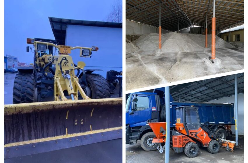  (FOTO) Deszăpezire în timp util? Primăria Bistrița a stabilit un nou program de intervenție și mai multe utilaje, pentru eficiență maximă