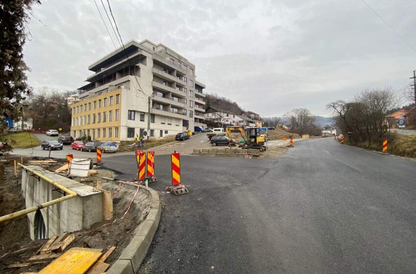  Zona podului Jelnei începe să prindă contur, lucrările au avansat mult