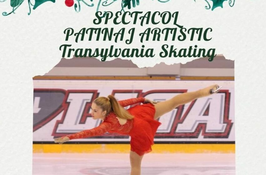  Spectacol de patinaj artistic, în Piața Centrală din Bistrița!