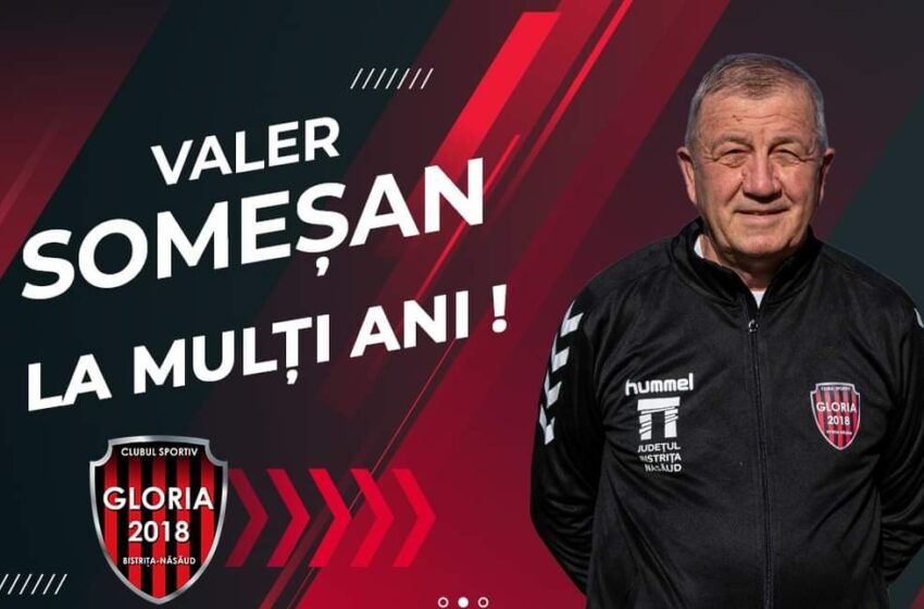  La mulți ani, 𝗩𝗔𝗟𝗘𝗥 𝗦𝗢𝗠𝗘𝗦𝗔𝗡, șeful Centrului de Copii și juniori ai secției de fotbal din cadrul CS Gloria 2018 Bistrița-Năsăud !