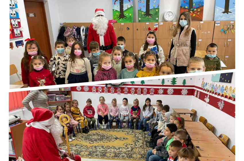  (FOTO) Moș Nicolae a împărțit zâmbete și cadouri tuturor copiilor din comuna Căianu Mic!