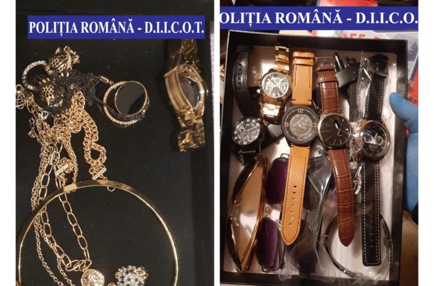  Percheziții domiciliare într-un dosar de furturi din locuință și trafic de droguri. Ceasuri și bijuterii în valoare de 50.000 lei, recuperate