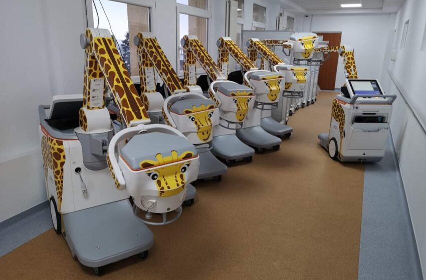  ,,Girafele”, noua aparatură cu tematică ,,Safari”, la Spitalul Județean de Urgență Bistrița. La ce vor fi folosite