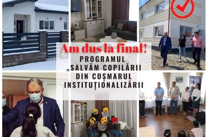  Încă două noi case de tip familial în județ! Astfel, programul ,,Salvăm copilării din coșmarul instituționalizării” a fost finalizat