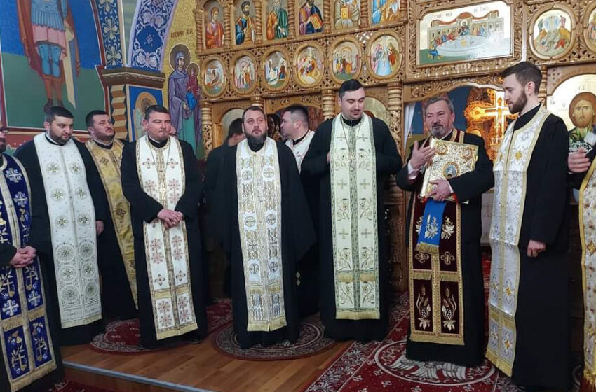  Comunitatea din Parohia Ortodoxa Posmus si-a primit noul preot, pe tanarul Ovidiu Petru Cimpoieș
