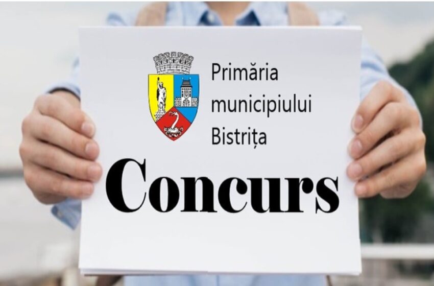  Vrei să lucrezi la Primăria Bistrița ? Sunt 3 posturi  vacante !