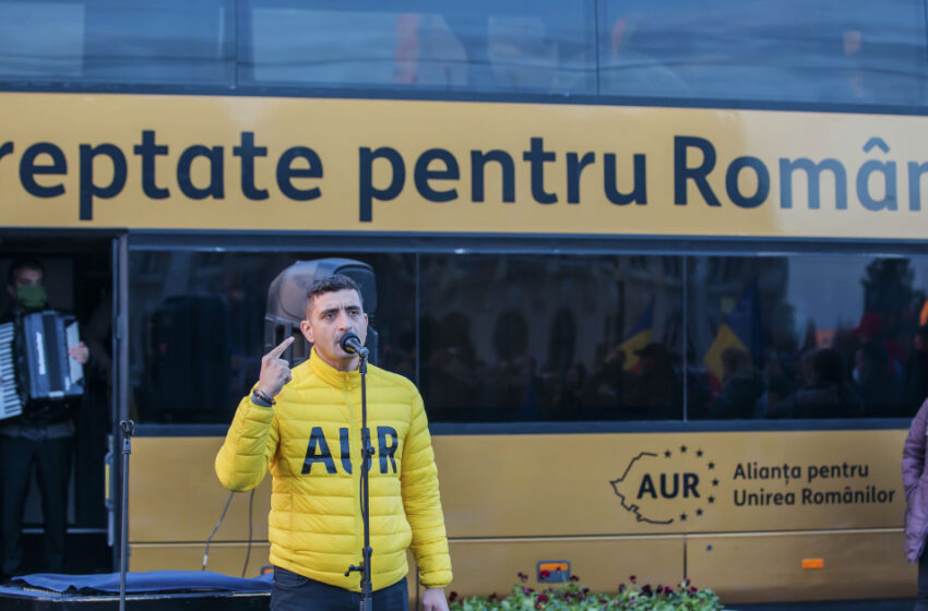  Sondaj: AUR trece de 20% la intenția de vot și devine al doilea partid din România, după PSD. PNL în scădere, USR în creștere
