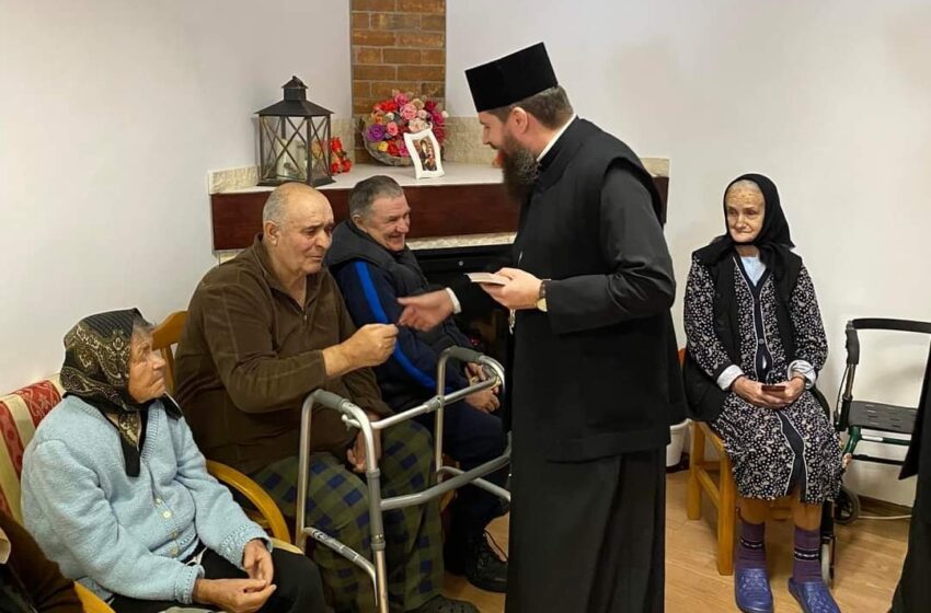  P. S. Benedict, printre vârstnicii ocrotiți în Centrul rezidențial “Sfinții Ioachim și Ana” din Cușma