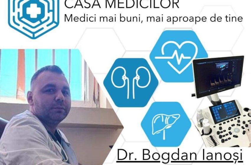  Dr. Bogdan Ianoși –  Încă un medic apreciat se alătură echipei de medici specialiști ai Dispensarului Prundu Bârgăului!