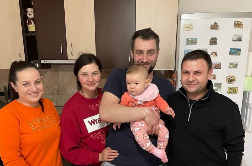  Bistrițeni cu suflet mare, autori ai miracolelor: Micuța Sofia, în vârstă de doar 5 luni, salvată din calea războiului