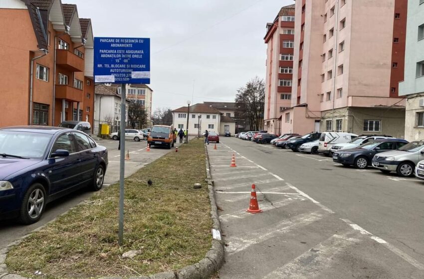  Noi locuri de parcare pe strada Grigore Bălan, în apropierea Școlii Gimnaziale “Ștefan cel Mare” din Bistrița