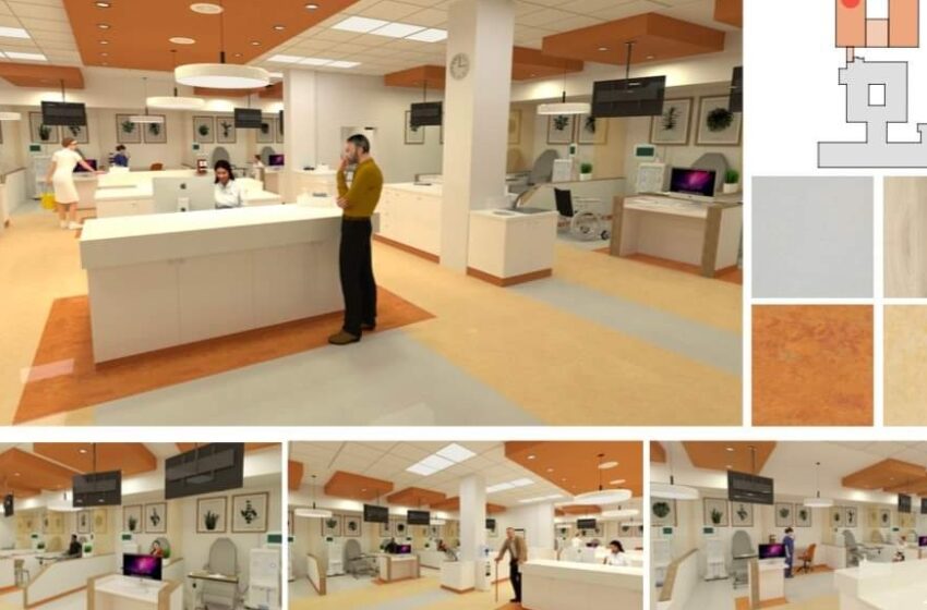  (FOTO) Au început lucrările la noul corp al Spitalului Județean Bistrița. Se va construi inclusiv o pasarelă de legătură