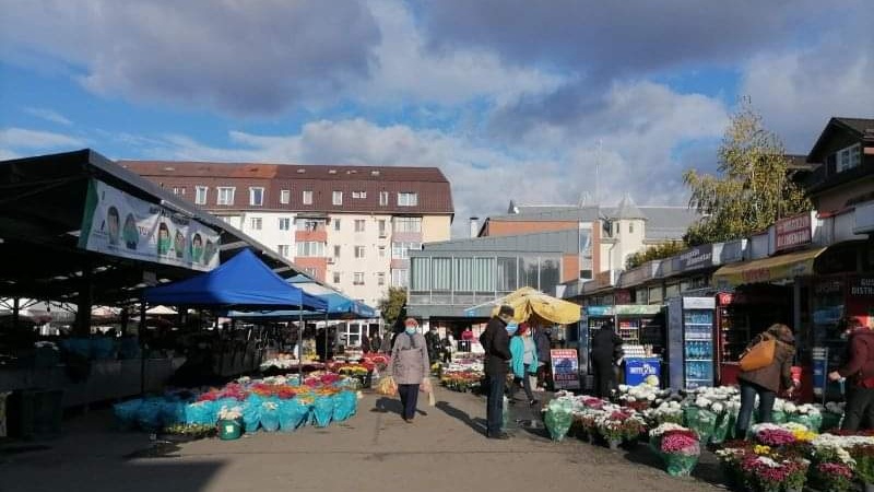  Piața Decebal din Bistrița va fi închisă în acest weekend pentru igienizare