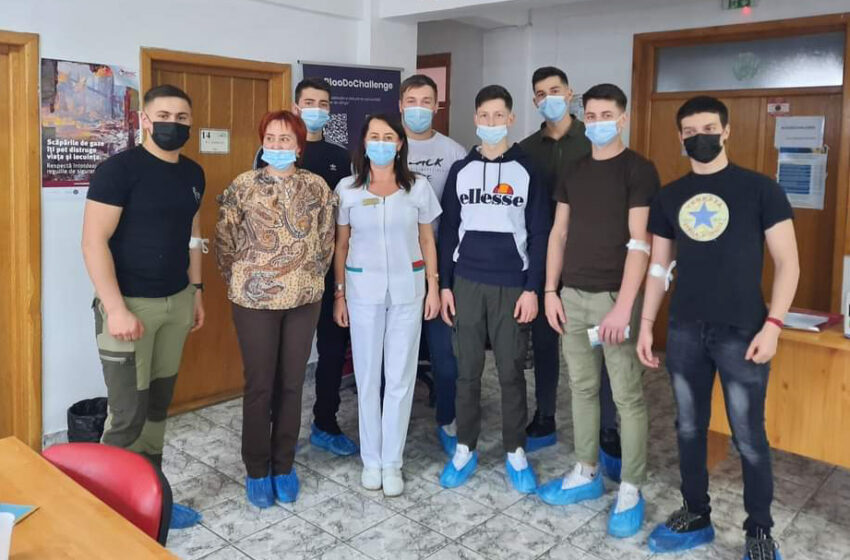  Elevii de la Liceul Silvic Transilvania din Năsăud au donat sânge  pentru cetățenii din  Ucraina