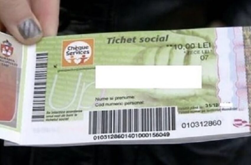  Din 14 martie se pot depune cereri de acordare a tichetelor sociale aferente programului “Alimente și medicamente”