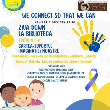  „Ziua Down la Bibliotecă” – „Cartea, suportul imaginației noastre”