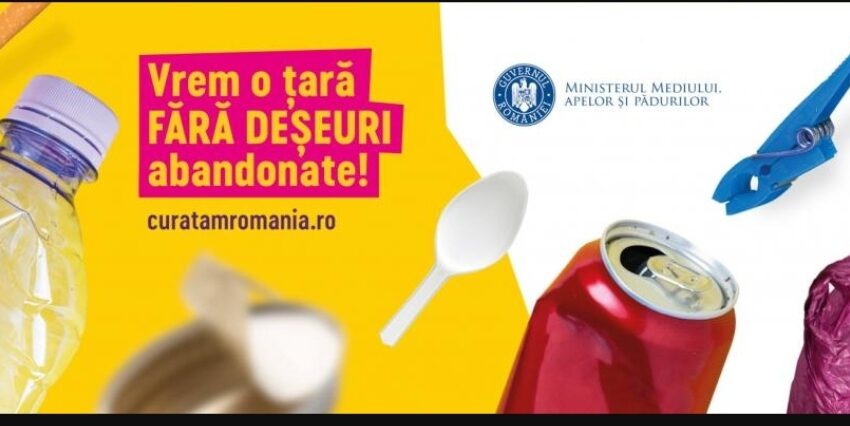  Vrem o țară fără deșeuri abandonate! Curăţăm România! Implică-te în campanie!