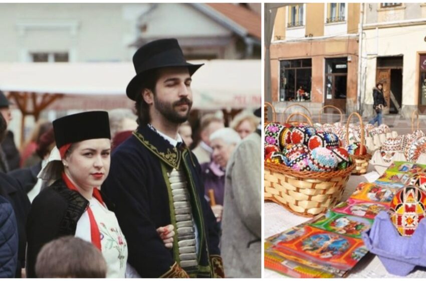  Târgul săsesc Ostermarkt, reînvie atmosfera burgului de altădată! Ouă pictate, bunătăți de la producătorii locali și multă voie bună, se anunță în zare la Bistrița