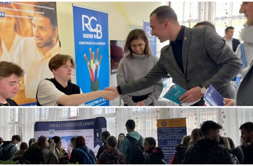  ,,Târgul de viitor” pentru elevii bistrițeni! Bogdan Ivan Gruia: ,,Peste 1000 de elevi pot să răspundă de astăzi la întrebarea: ,,Eu ce fac cu viața mea”?