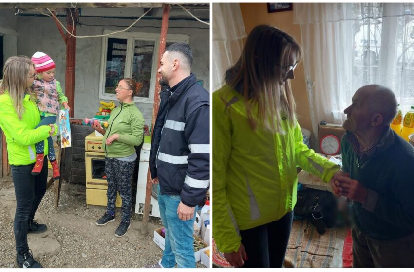  Fapte bune în prag de sărbători! Ajutoare din partea polițiștilor criminaliști, pentru mai multe familii nevoiașe din județul Bistrița-Năsăud