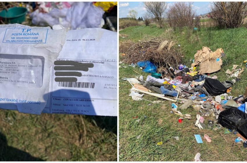  Un bărbat din Viile Tecii, amendat cu 10.000 de lei după ce a aruncat gunoiul în natură, pe marginea drumului