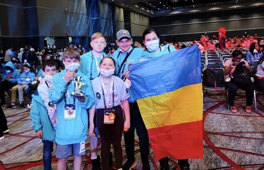  Robotiștii Esentza Kids din Beclean s-au întors acasă cu cel mai prestigios premiu al Campionatului Mondial de Robotică din SUA