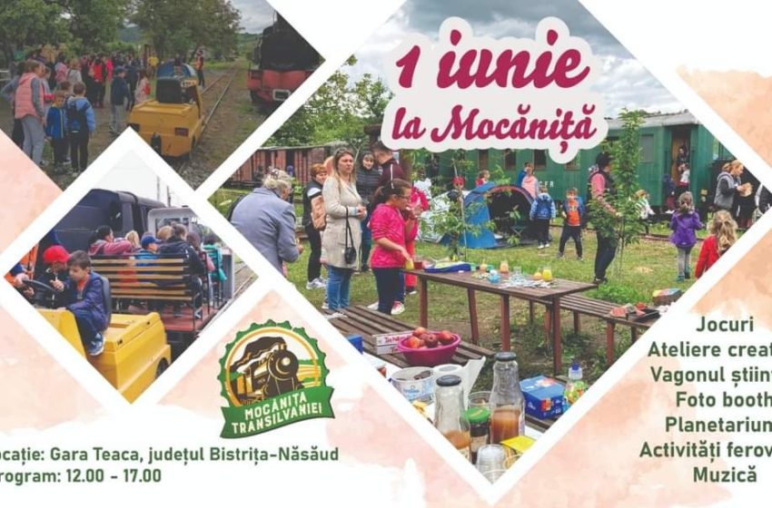  Zi de distracție pentru micuții pasionați de trenuri! Jocuri și ateliere creative la Mocăniță