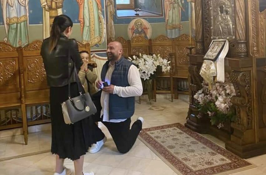  Ionel Burduhos a cerut-o de soție pe Antonia, în biserică, cu binecuvântarea părintelui Nectarie