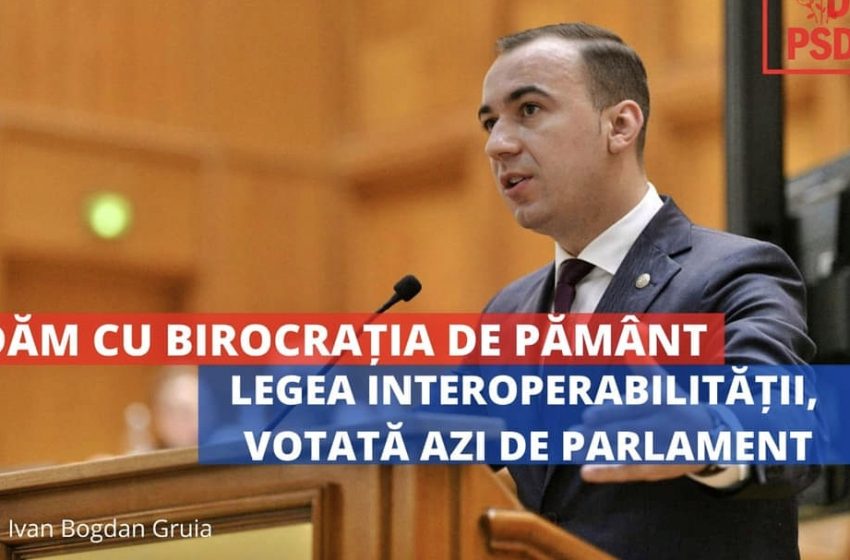 Bogdan Ivan Gruia: ,,O boală a societății românești de după ’89, BIROCRAȚIA, pe cale a fi eradicată”