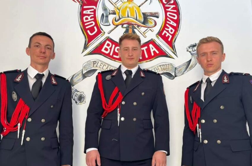  ISU BN: Cătălin, George și David, de astăzi, parte din familia salvatorilor bistrițeni!
