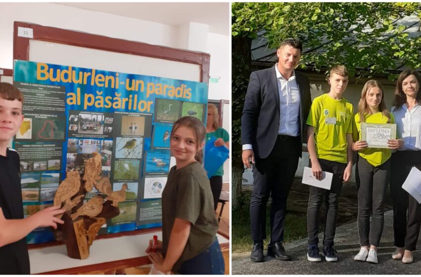  Clubul Copiilor din Sângeorz-Băi, pe podium, în cadrul proiectului ,,Budurleni – un paradis al păsărilor”